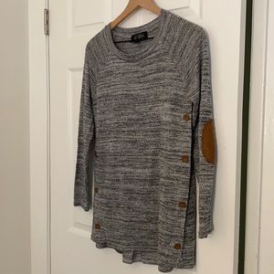 Grey maternity sweater